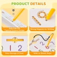 thumbnail image 4 of Tablero magnético de seguimiento de números GAMENOTE 2 en 1 1-20 para niños, 4 of 7