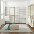 thumbnail image 3 of CosmoLiving by Cosmopolitan Gwyneth Closet - Shelves, White Faux Marble and Golden Bronze, 3 of 22