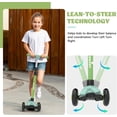 thumbnail image 4 of Kids Scooter with LED Lighted Wheels & 3 Adjustable Handlebars for Ages 3-12,  to 132 lbs, 4 of 6