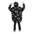 thumbnail image 3 of Sudadera Cobija Polar con Capucha Infantil Unitalla Negro, 3 of 7