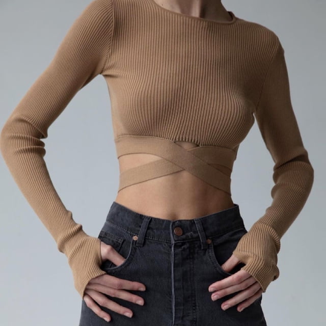 Suéter con abertura y falda plisada para mujer, traje de lana con tirantes, otoño e invierno