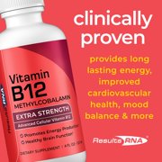 Results RNA Vitamin B12 Methylcobalamin Extra Strength 12 Pack, 2 oz