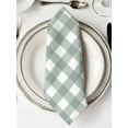 thumbnail image 2 of nqOlkjepod Green Farmhouse Cloth Napkins Set of 6 Reusable Dinner Napkins, Buffalo Plaid Check Lattice White Grid Cocktail Napkin Washable Table Napkins for Wedding/Holiday Party/Baby Shower 20"x20", 2 of 8