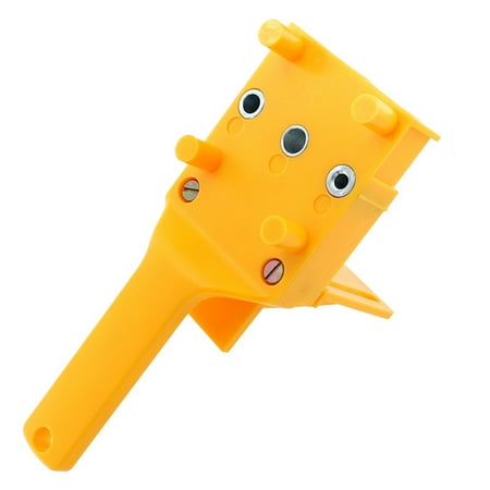 

CHGBMOK 3 Pins Doweling Jig Drill Locator Woodworking Tool Mini Plastic Dowel Joints on Clearance