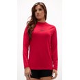 thumbnail image 2 of DEVOPS 2 Pack Women's UPF 50+ Rash Guard Long Sleeven Loose Fit, Beach Surf Swim Shirts, UV/Sun Protection (X-Large, Red(Red)/Aqua(Aqua)), 2 of 7