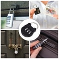 thumbnail image 5 of 8 Pcs Combination Padlocks Metal Three Combination Locks Locker Locks, 5 of 8