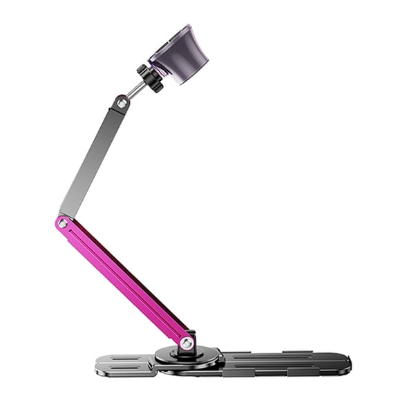 360 Degree Rotating Hair Dryer Stand Holder with Extendable Swing Arm Adjustable Height for Busy Mother & Students