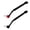 C, variant on Lynono Co.,Ltd 2 Piece ABS Espresso Machine Cleaning Brush With Long Handle And Spoon Head Coffee Accessories Cleaner For Daily Use