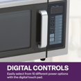 thumbnail image 3 of Microondas comercial A-to-Z Supply con control táctil digital, interior de 1 pie cúbico, acero inoxidable, 1000 vatios, aprobado por UL y NSF, 3 of 5