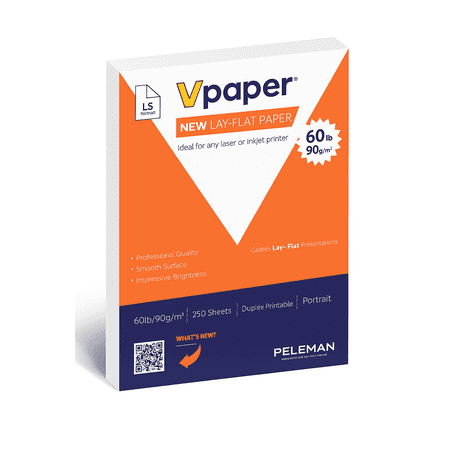 Unibind 8.5 x 11 Layflat Printer Paper | Premium 60 lb | 1 Ream – 250 Sheets | 100 Bright | Duplex Ready Laser & Inkjet Compatible – Ideal for Thermal Binding | 160gsm (Potrait, 1Ream =250 sheets)