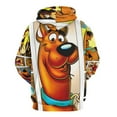 thumbnail image 3 of Scooby Doo Unisex Adult Sweatshirt Novelty Hoodie 3D Print Casual Sweater Jacket Pullover Hoodie Fall Winter Clothes 5XL, 3 of 8
