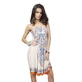 thumbnail image 1 of Vestido Mini Bohemio Zulema Sin Tirantes Caqui XL, 1 of 8