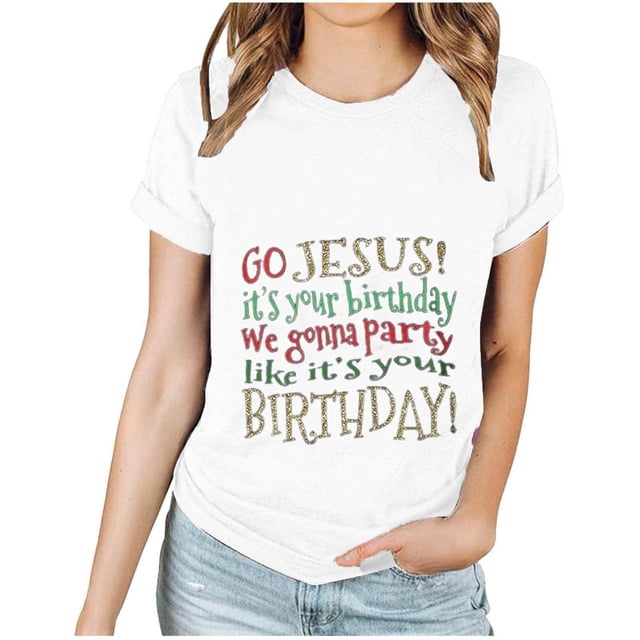 UPPADA T-Shirts de Pâques pour Femmes à Imprimé de Lettres, Manches Courtes, T-Shirts Hauts Drôles et Mignons à Col Rond, T-Shirt Décontracté à Motif, Chandail à Enfiler, Hauts, T-Shirts de Pâques Blancs XX-Grand
