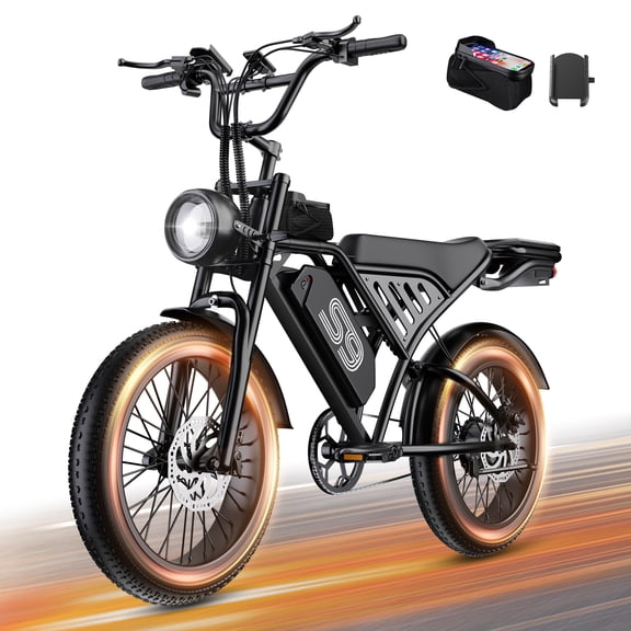 Electric Bike for Adults, 2500W Peak - 30MPH Electric Mountain Bike, 48V20AH Battery,90Miles Max Range Electric Snow Bike UL2849 Certified, 16'' Fat Tire All-Terrain E-Bike
