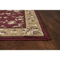 thumbnail image 3 of 2'x3' Red Beige Machine Woven Floral Traditional Indoor Accent Rug, 3 of 5