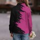 thumbnail image 4 of Blusa y camisa de manga larga con cuello vuelto Zhongda para niños, cárdigan de manga larga estampado, jersey, camisa base para niña, top de poliéster, 4 of 7