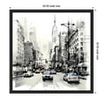 thumbnail image 2 of Amanti Art Illustrated City IV New York Framed Canvas Wall Art Print, 2 of 7