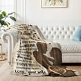 thumbnail image 6 of Gifts for Husband Birthday, Husband Birthday Gift, Husband Gifts Blanket from Wife, Cool for Husband/Men/Him, Gift for Husband Birthday, Husband Blanket 50x60, 6 of 6