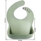 thumbnail image 4 of Set Of 3 Cute Silicone Baby Bibs For Babies & Toddlers (10-72 Months) Waterproof, Soft, Unisex, Non Messy (brown/blue/green), 4 of 5