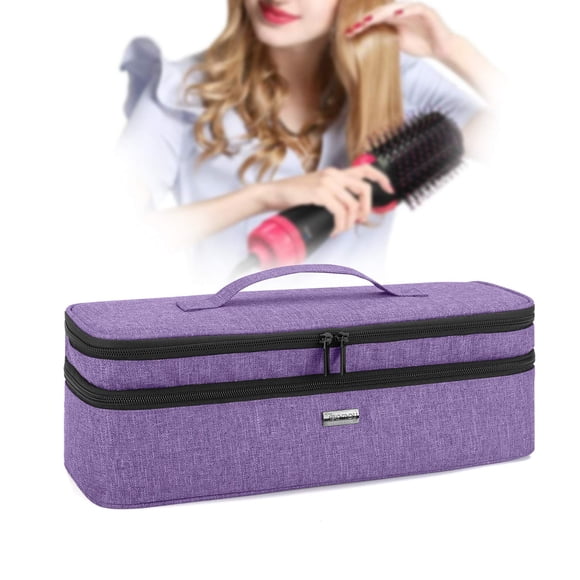 Bolsa de viaje compatible con Teamoy Revlon One-Step, color morado
