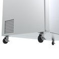 thumbnail image 6 of 2-Door Mega Top Refrigerated Sandwich Prep Table in Stainless Steel, 15 cu. ft. SPTR-2D-15C-LT., 6 of 7