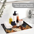thumbnail image 5 of WOBOGO Acrylic Serving Trays 15.7x11.8 Inch Spill Proof Clear Decorative Organizer with Handle Brown Pit Bull Illustration, 5 of 7