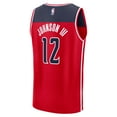 thumbnail image 3 of Men's Fanatics Tre Johnson III Red Washington Wizards 2025 NBA Draft First Round Pick Fast Break Replica Jersey - Icon, 3 of 3