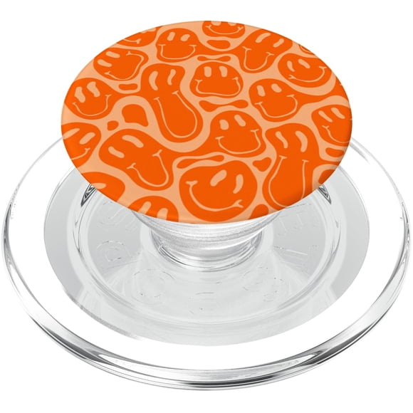 PopSockets PopGrip para una estética de rostro sonriente con MagSafe que derrite