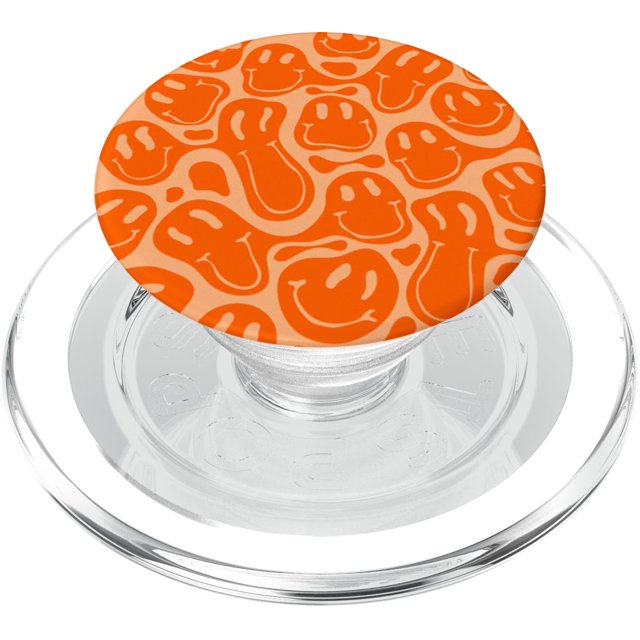 PopSockets PopGrip para una estética de rostro sonriente con MagSafe que derrite