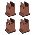 thumbnail image 3 of Blocs de Lit Surélevés, 4pcs Réglable Meubles Risers avec Pince à Vis Lit en Caoutchouc Canapé Risers Table Bureau Pieds Jambe Riser pour Cabinet Canapé Pieds Levage, 3 of 8