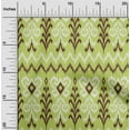 thumbnail image 1 of oneOone Cotton Poplin Fabric Chevron & Swirl Ikat Print Fabric By Yard 42 Inch Wide, 1 of 4