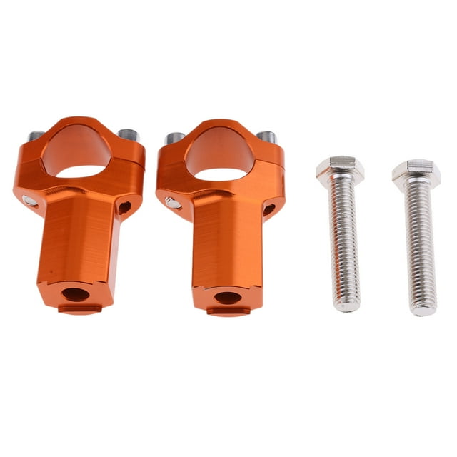2 Piezas Abrazaderas con Pernos Accesorio de Montaje Reempalzable de Motocicleta Sunnimix Abrazadera del elevador del manillar