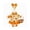 Autumn Pumpkin Goose, variant on BingTong Festive Thanksgiving Goose Outfit, 20 Inch Polyester Fabric Set With Hat And Basket, Autumn Yard Porch Tabletop Holiday Decor, Autumn Pumpkin Goose