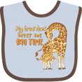 thumbnail image 3 of Inktastic My Great Aunt Loves Me Big Time Cute Giraffe Family Boys or Girls Baby Bib, 3 of 4