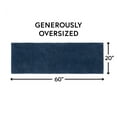 thumbnail image 4 of Better Homes & Gardens Ultra Soft Polyester Bath Runner Rug, 20"x60", Blue Admiral, 4 of 7