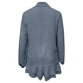 thumbnail image 4 of Cagogo Women's 2 Piece Puff Sleeve Shirt Set Elastic Waisted Shorts Casual Solid Basic Matching Lounge Outfits Summer Cruise Travel Clothes, Gray XL, 4 of 7