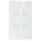 thumbnail image 2 of Interruptor de pantalla táctil WIFI de un solo círculo para CA de 4 vías 95- blanco Nikou, 2 of 15