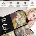 thumbnail image 5 of Custom Blanket with Pictures Christmas Personalized Blankets and Throws Birthday Xmas Gift for Dad Mom Friend Family Photo Blanket Blankets, 5 of 5