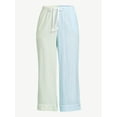 thumbnail image 3 of Joyspun Women's Woven Cropped Pajama Pants, Sizes S to 3X, 3 of 5