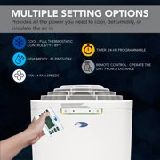 Whynter ARC-110WD 6500 BTU Portable Air Conditioner Dual Hose