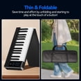 thumbnail image 3 of Piano teclado plegable Rhymo de 61 teclas con Bluetooth MIDI, 3 of 7