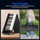 thumbnail image 3 of Piano teclado plegable Rhymo de 61 teclas con Bluetooth MIDI, 3 of 7