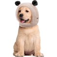 thumbnail image 2 of Quiet Ears For Dogs.dog Winter Knitted Hat Warm Windproof Caps Doggy Noise Protection Neck Ear Pet Costume Funny, 2 of 5