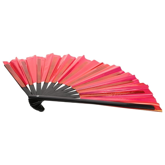 TEHAUX Party Folding Fan Red 1Set 13.4x2x1.6in