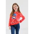 thumbnail image 2 of Miraculous Ladybug Little Girls French Terry Pullover Crossover Hoodie Little Kid to Big Kid, 2 of 5
