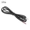 thumbnail image 3 of Uxcell 5Pcs Adaptador de Cable de Audio RCA Macho a Alambre Desnudo para Amplificador, Receptor, Altavoces 39.4", 3 of 6
