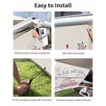thumbnail image 7 of 4th of July RV Awning Sun Shade Screen 9'X7' American Flag Mesh Sunscreen Red Truck Stars Stripes Awning Shade Screen with Zipper UV Blocker Completed Kits Outdoor Canopy for RV Motorhome Camper, 7 of 7