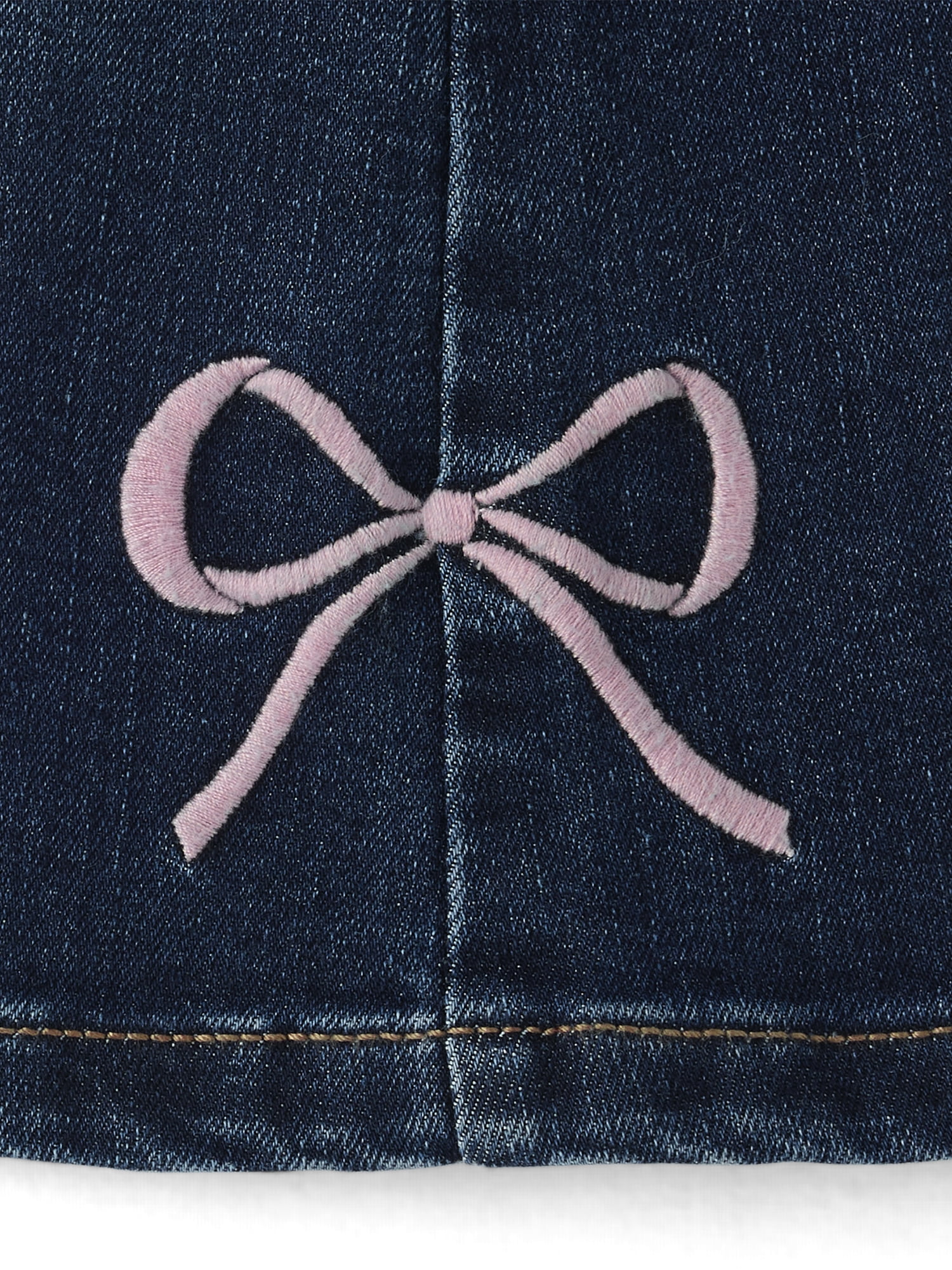 The Children's Place Toddler Girls Embroidered Bow Flare Jeans, Sizes 12M-5T