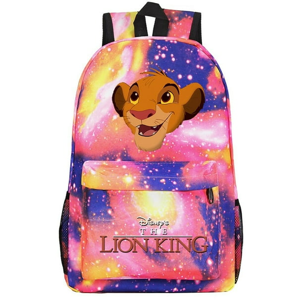 Disney The Lion King Simba Printed School Backpack Teenager Fashion Casual Girls Boys Schoolbag Harajuku Travel Bags Walmart