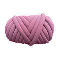thumbnail image 2 of Chunky Yarn 62.3ft Hilo Tubular Lavable Jumbo Para Macramé Throw Pillow Dark Pink Sunnimix hilo grueso, 2 of 8